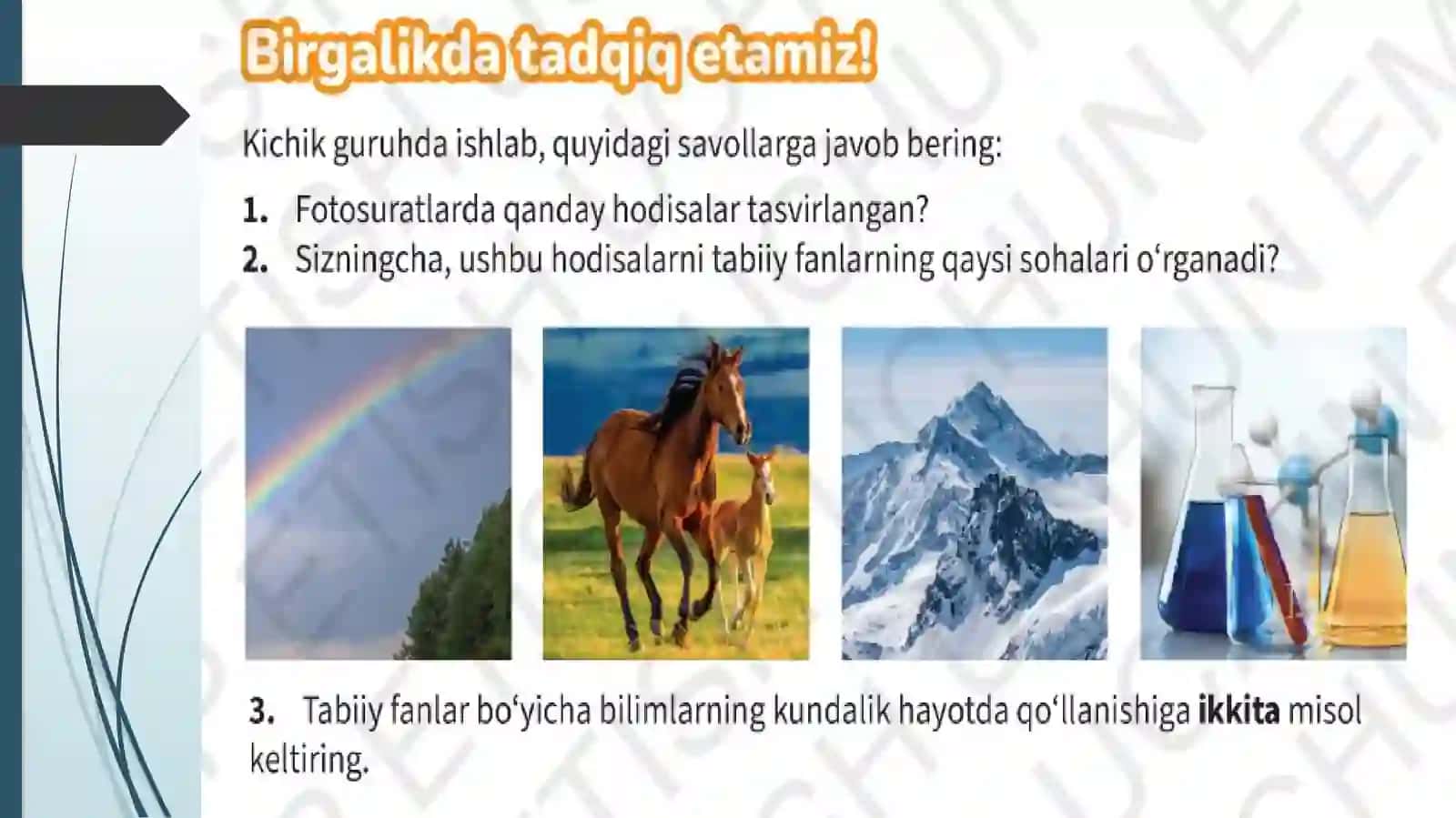 Tabiiy fan nimani o'rganadi 4