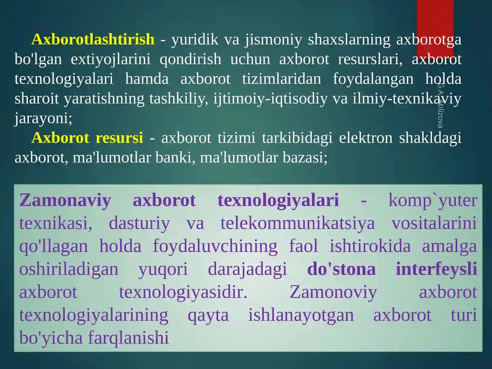 Zamonaviy O'quv-Texnik Vositalari 4