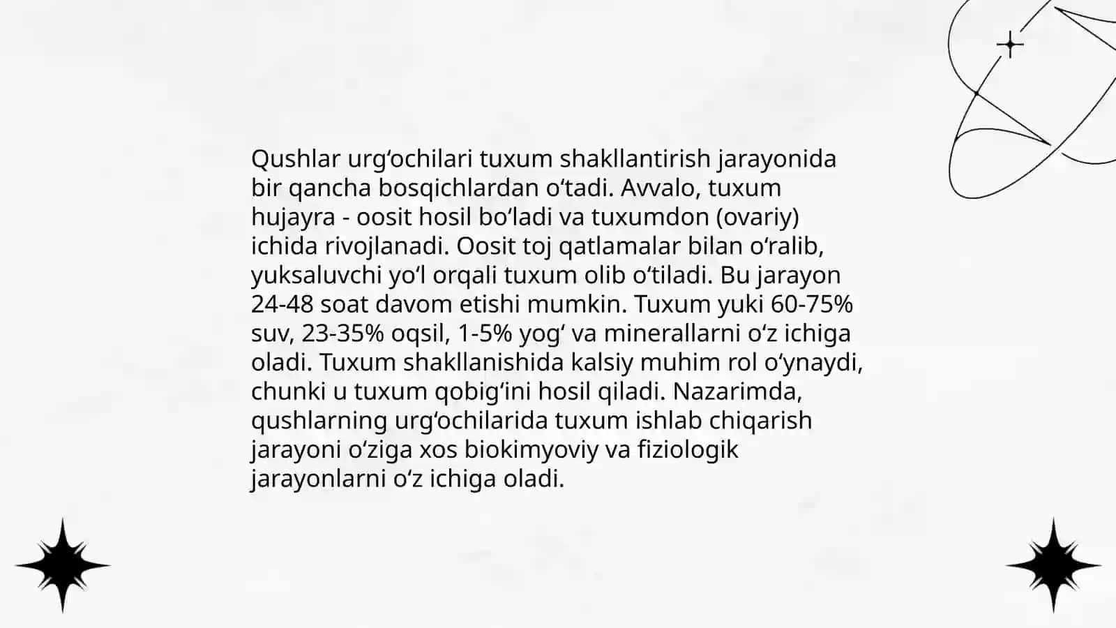 Qushlarning rivojlanishi 4
