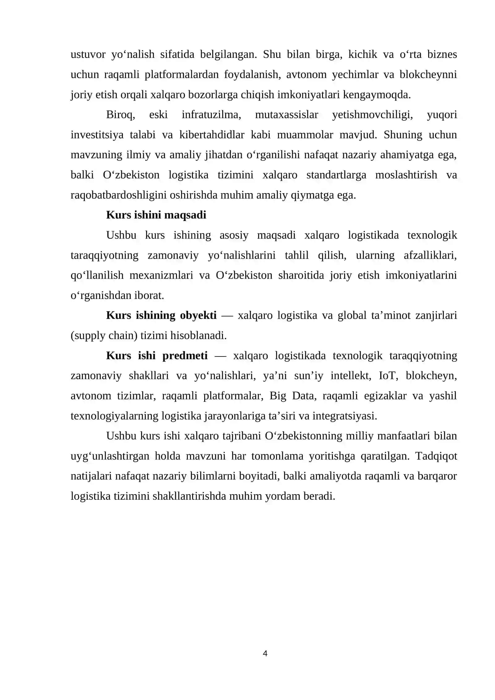 Xalqaro logistikada texnologik taraqqiyot 4