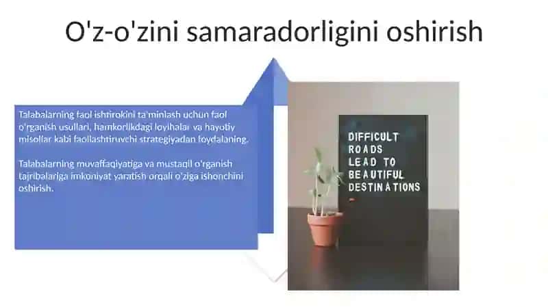 Talim berishda motivlashtirish va faollashtirish 4