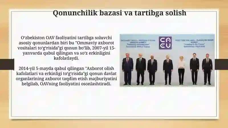 O'zbekistonda Ommaviy Axborot Vositalari 4