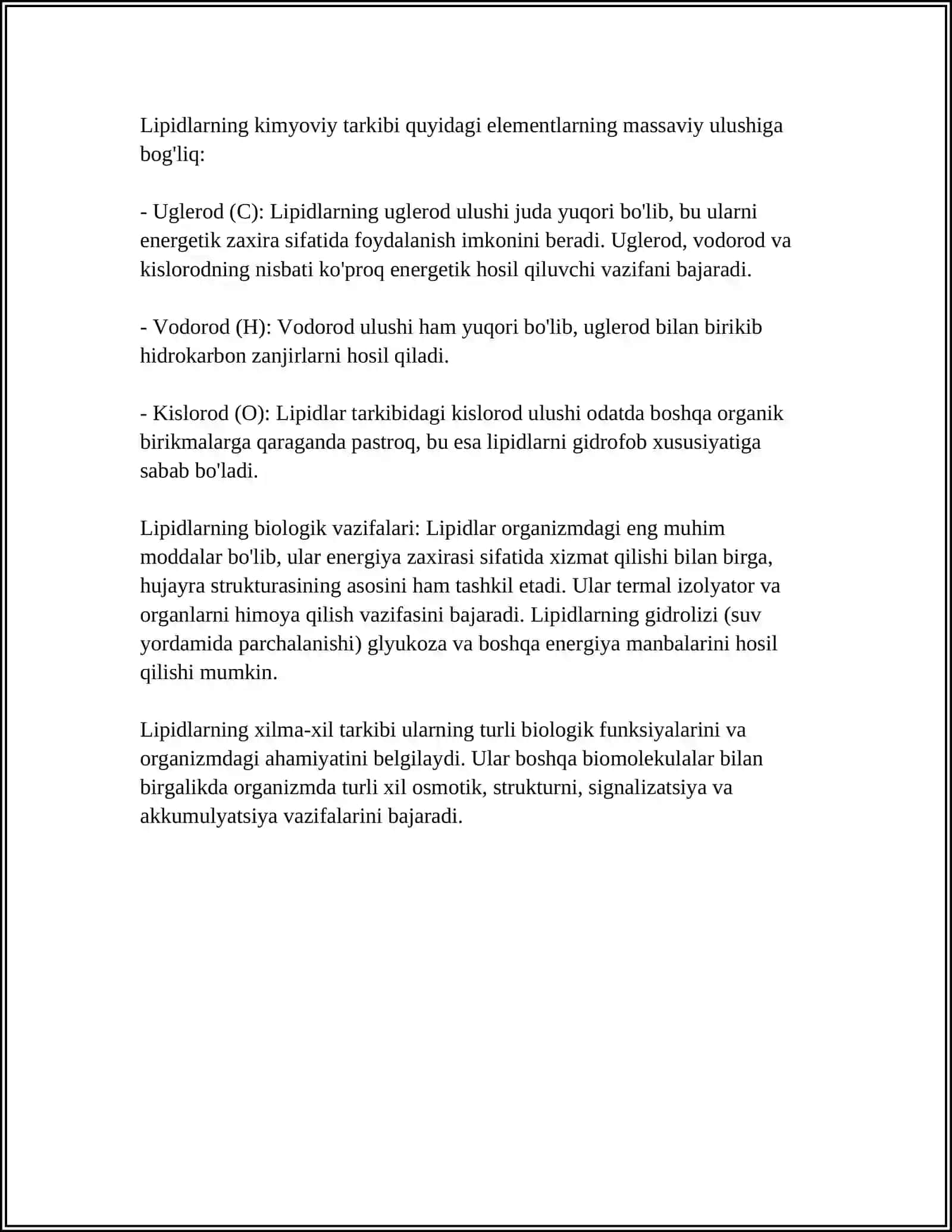 Lipidlar 4