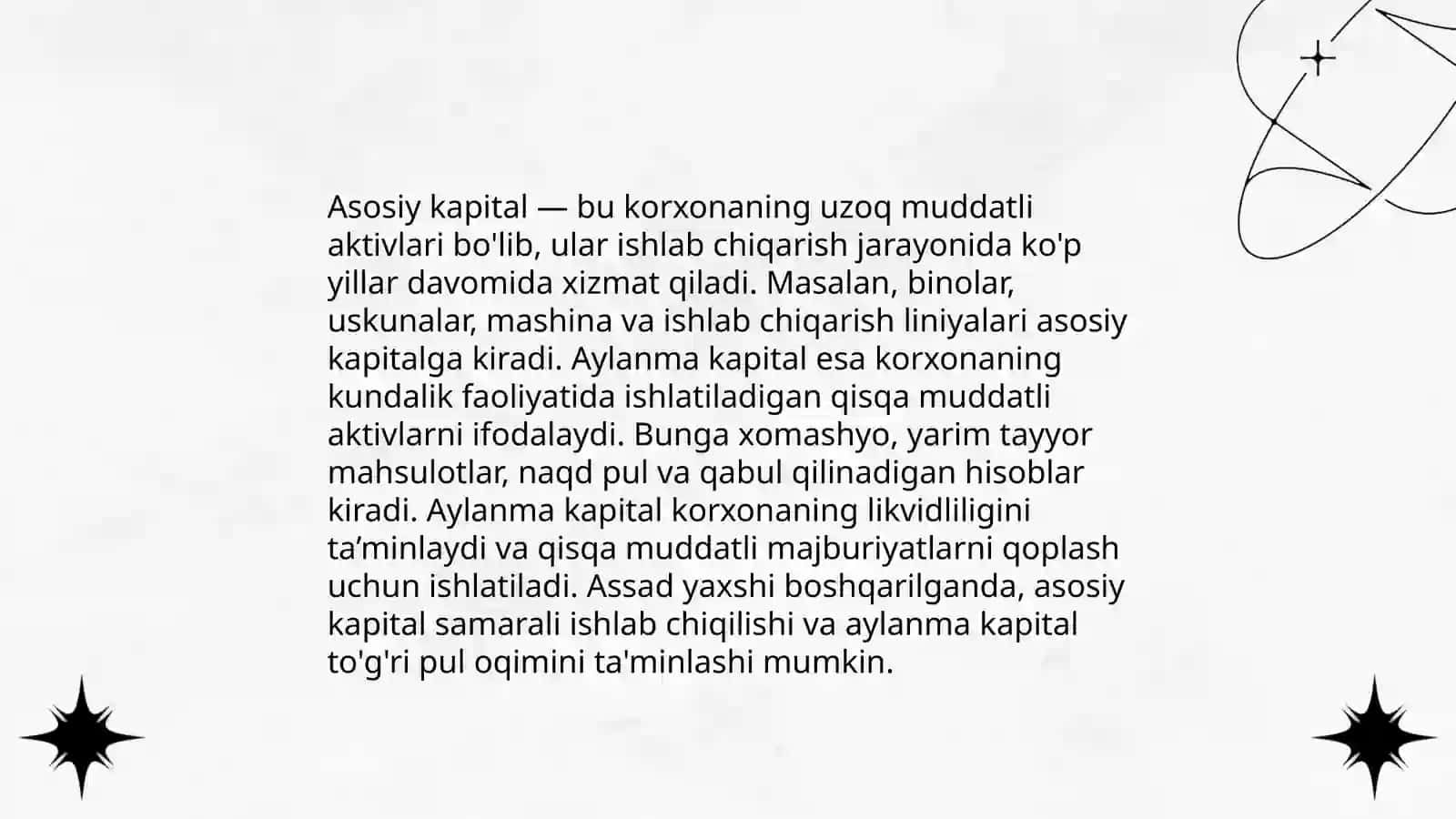 Tadbirkorlik kapitali va uning xarakati bosqichlari 4