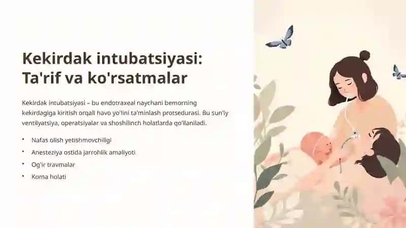 Kekirdak intubatsiyasi. Traxeo- Bronxoskopiya 4