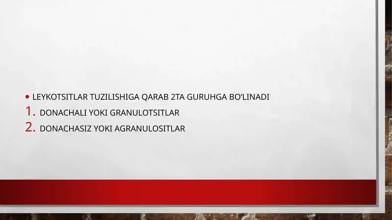 Leykotsitlar va ularning turlari 4