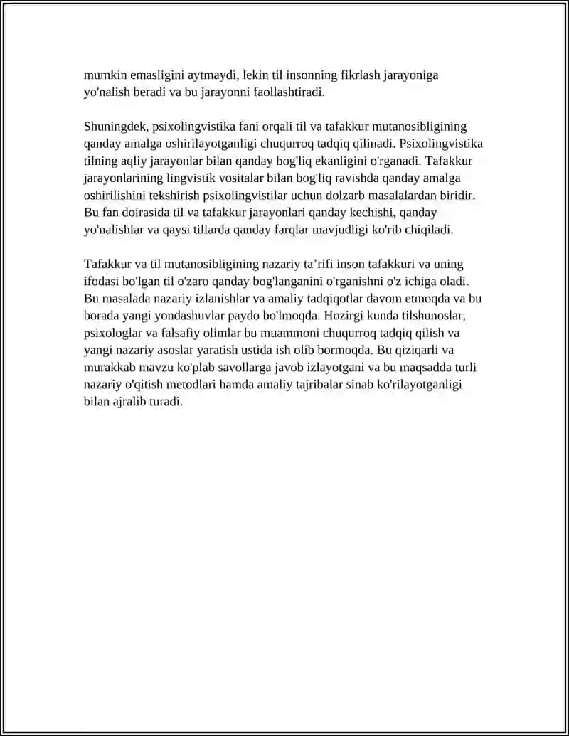 TAFAKKUR VA TIL MUTANOSIBLIGI 4