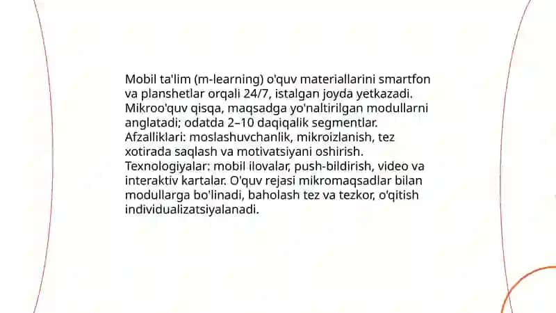 Sun'iy intellekt va adaptiv o'quv tizimlari 4