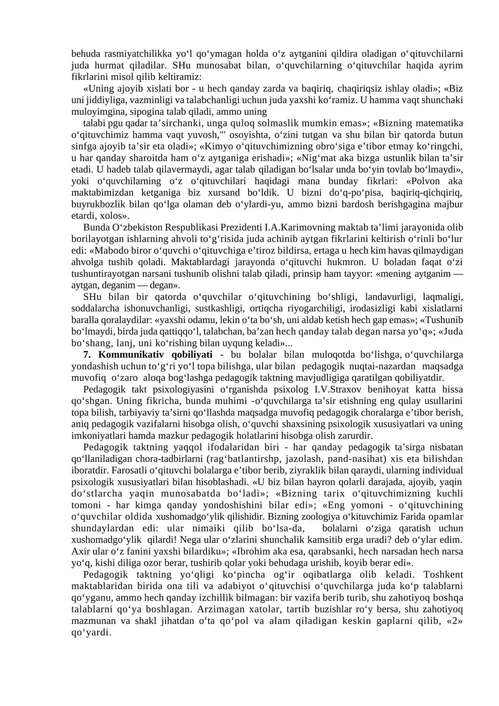 Pedagogik qobiliyatlar 4