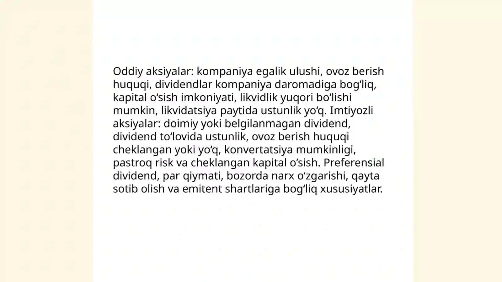 Aksiyalar bozori 4