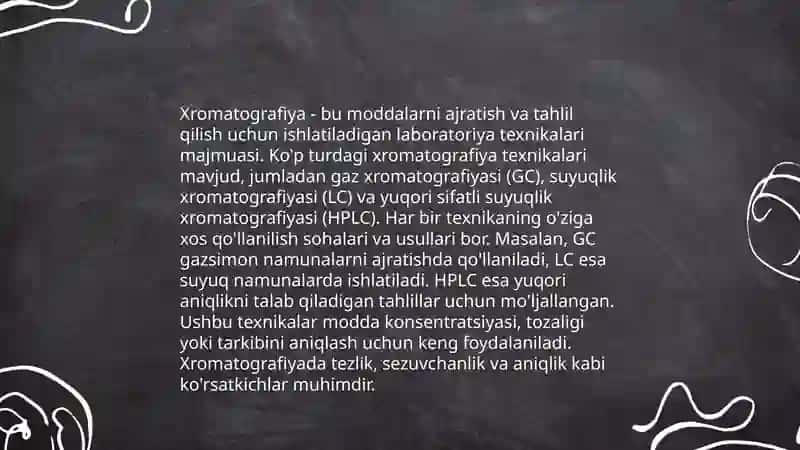 Analitik kimyo - zamonaviy kimyo vositasi 4