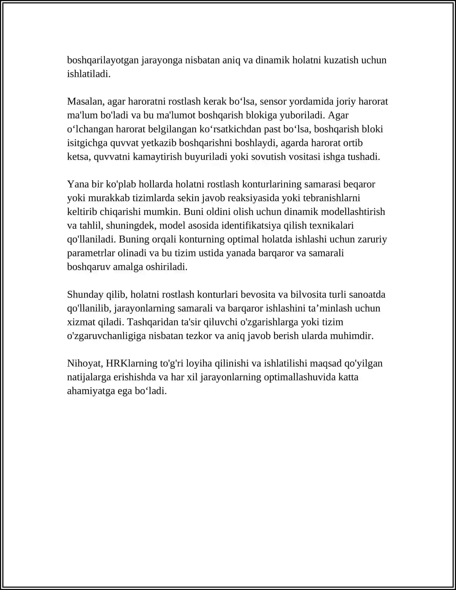 HOLATNI ROSTLASH KONTURI PARAMETRLARINI ANIQLASH 4