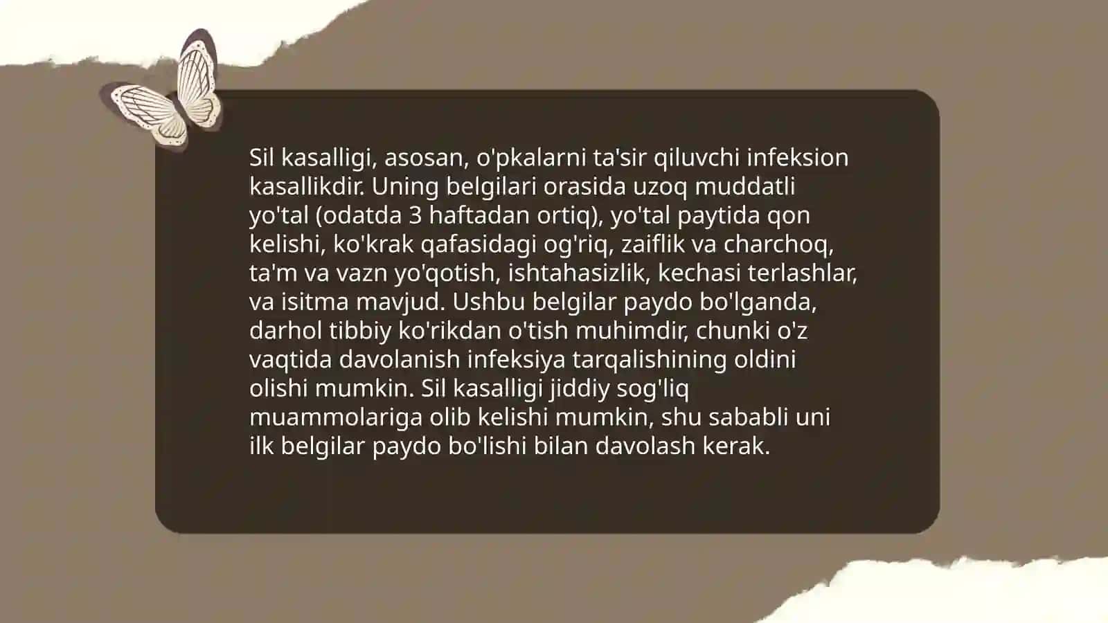 Sil kasalliklari haqida tushuncha 4
