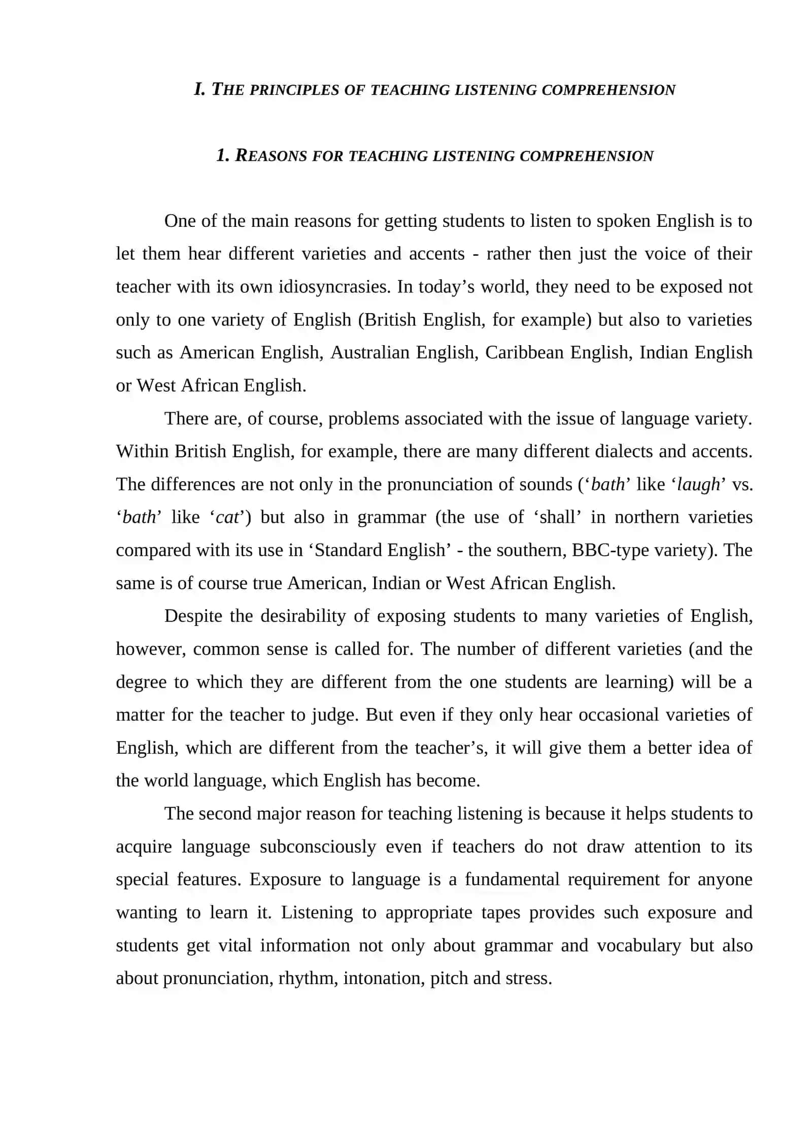 Improving listening skills in English 4