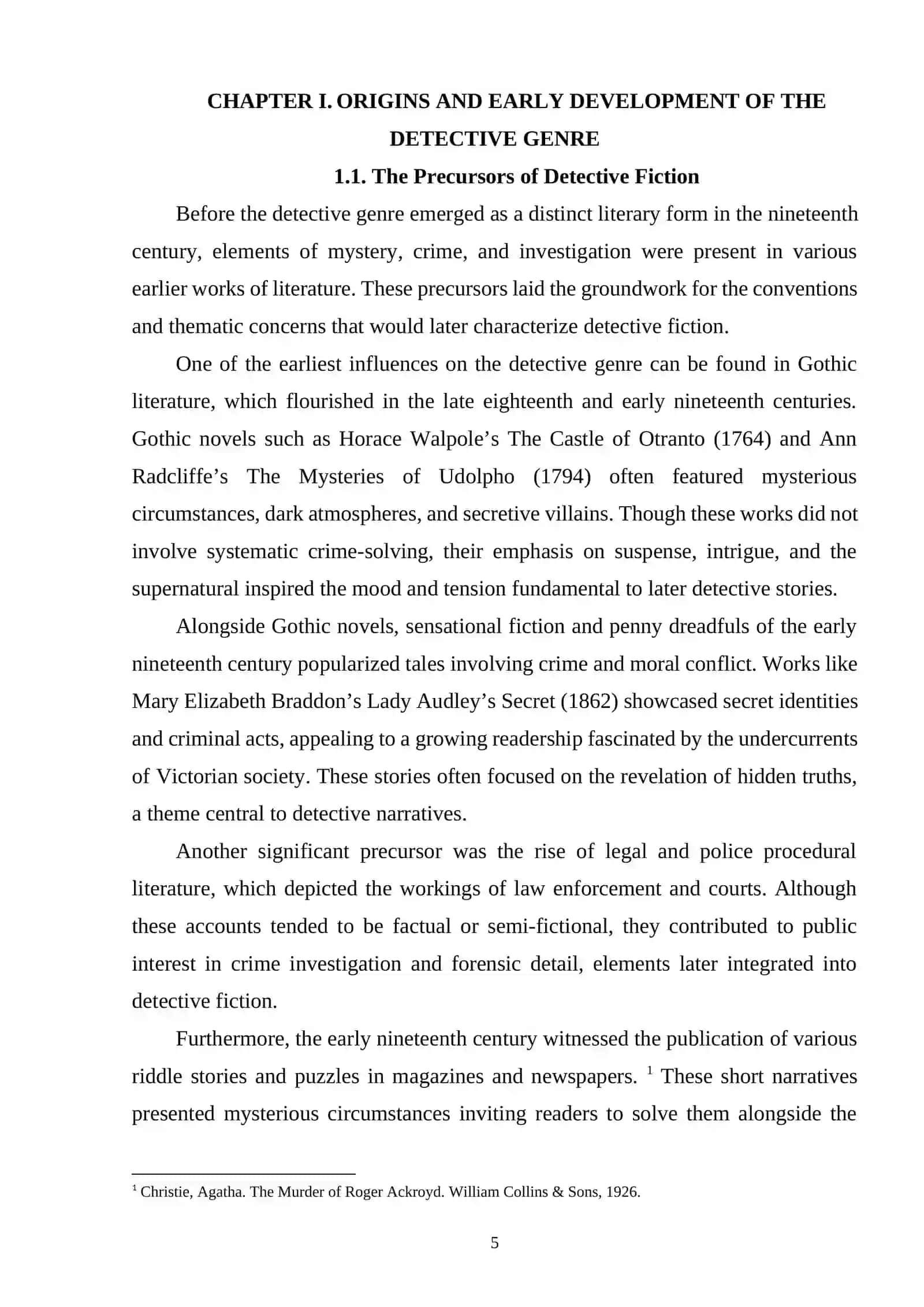 The Evolution of Detective Genre in English Literature 4