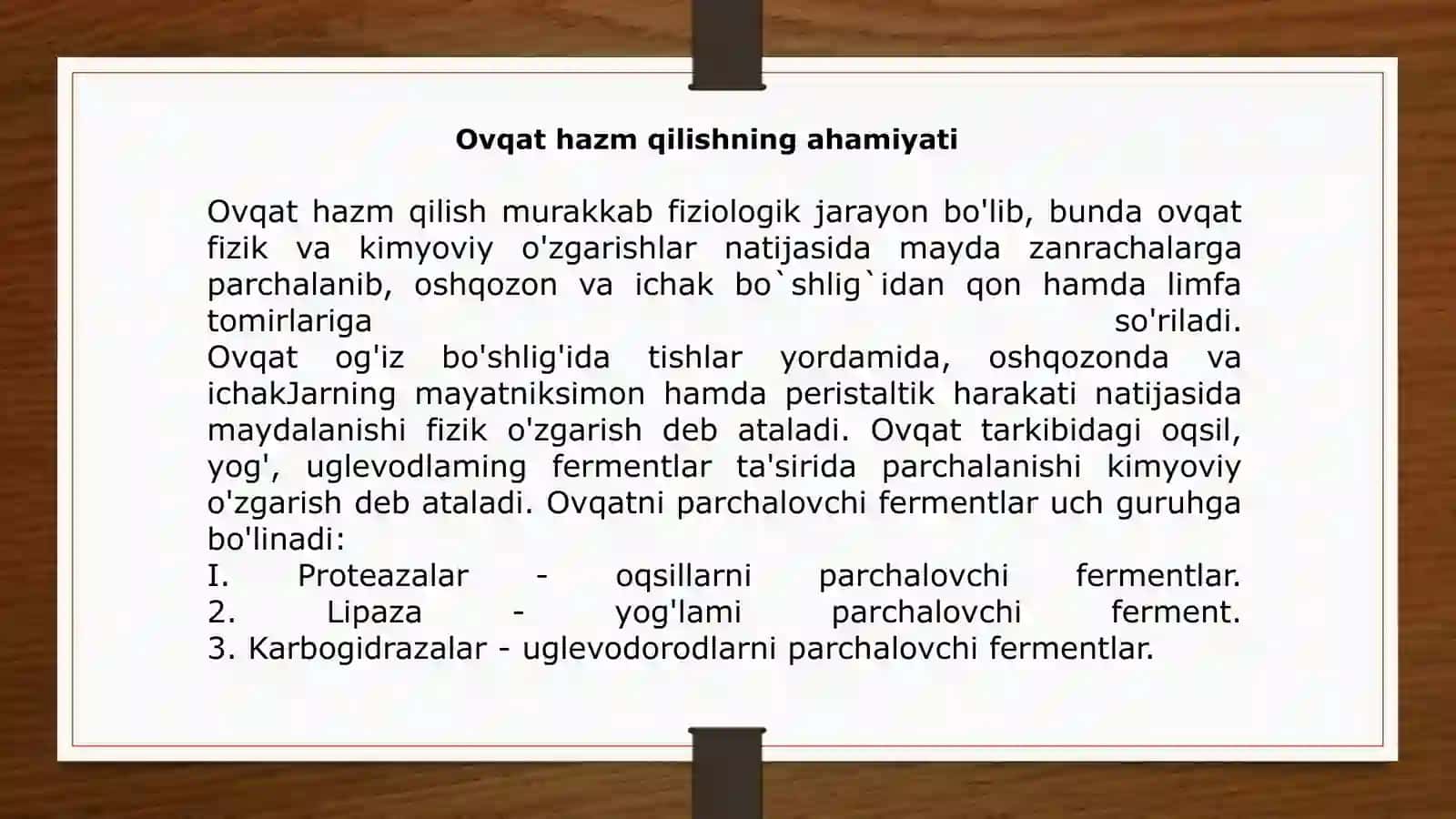 Ovqat hazim qilish tizimi 4
