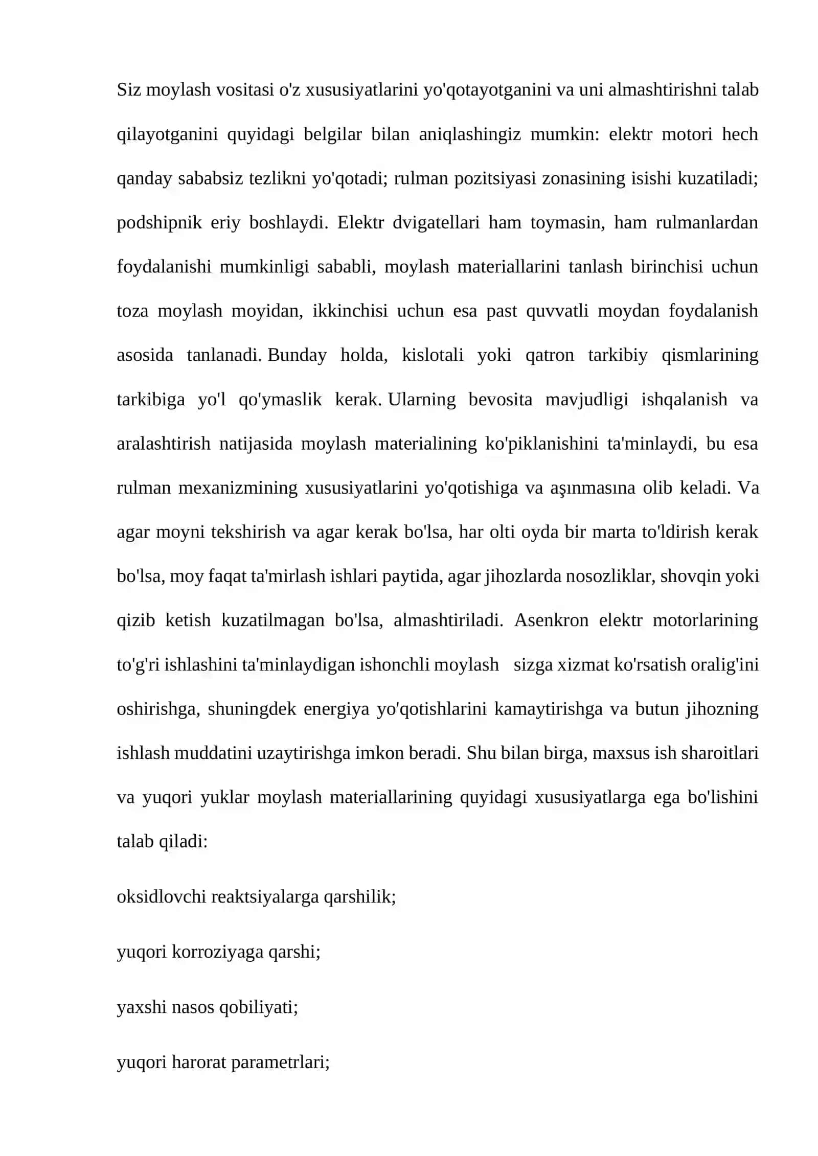 Past quvvatli divigitillarni moylash 4