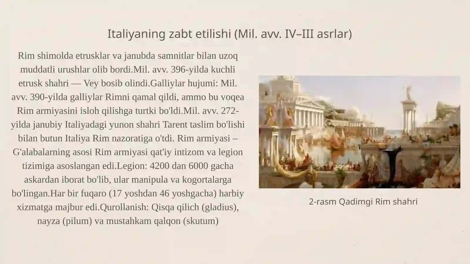 Qadimgi Rimning bosqinchilik yurishlari 4
