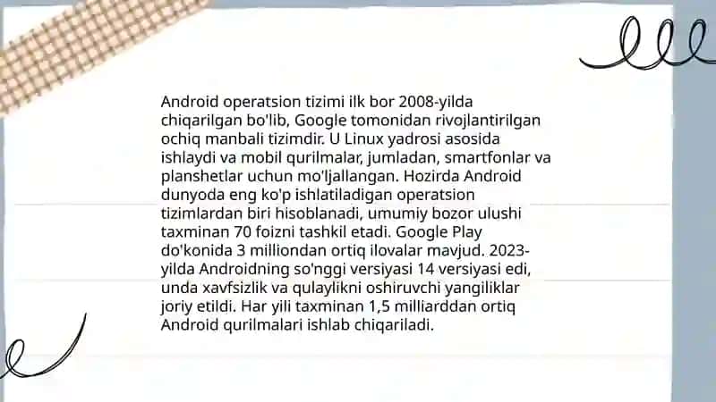 Mobil operatsion tizimlar tarixi 4
