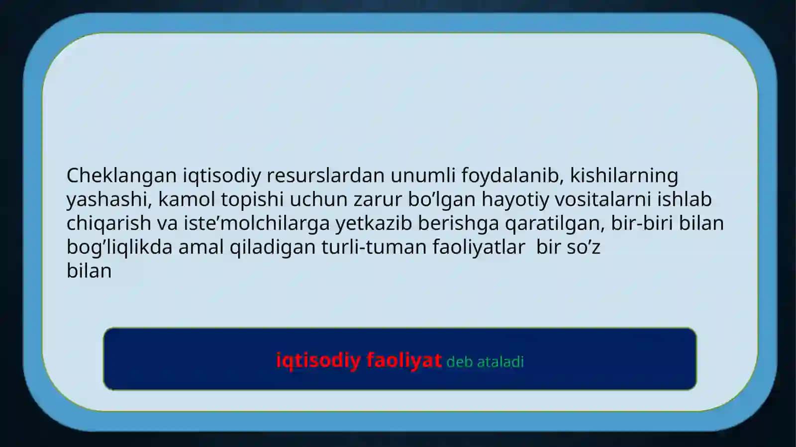Iqtisodiyotga kirish 4