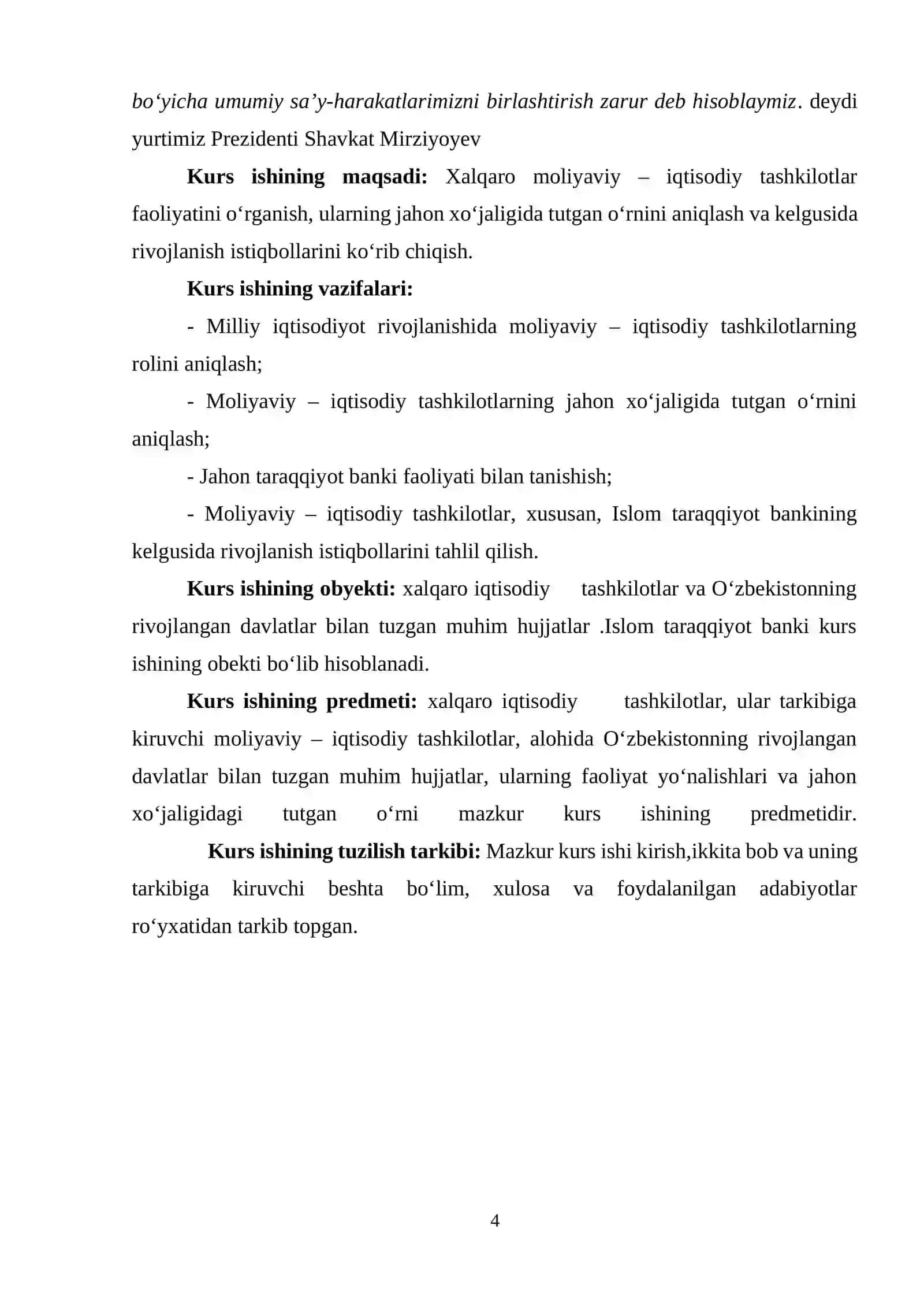 XALQARO IQTISODIY TASHKILOTLAR VA ULARNING VAZIFALARI 4