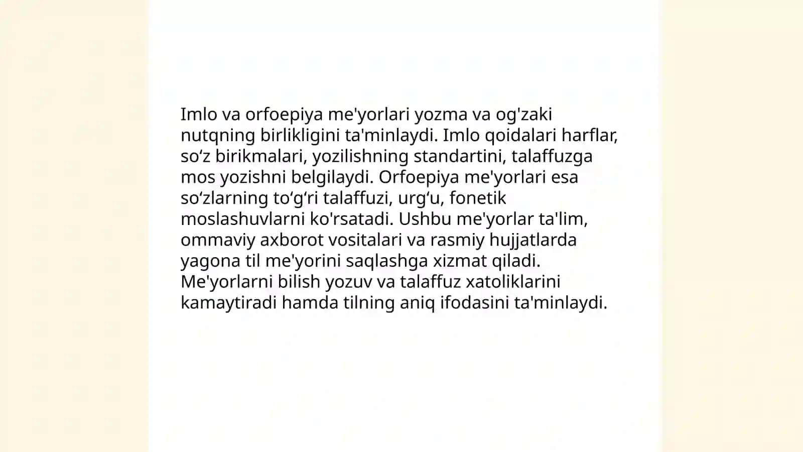 Adabiy til me’yorlariga qo‘yiladigan talablar 4
