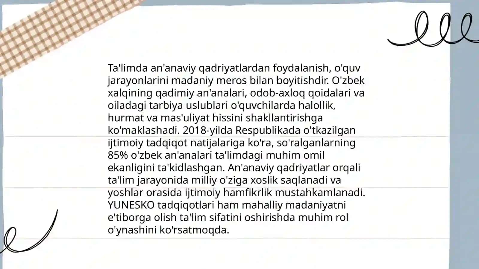 Milliy qadriyatlar ta'lim-tarbiya jarayonida 4