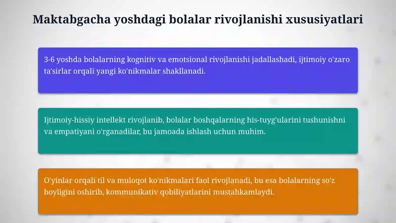 Maktabgacha yoshdagi bolalarda jamoada ishlash ko‘nikmalarini shakllantirishda o‘yinlarning roli 4
