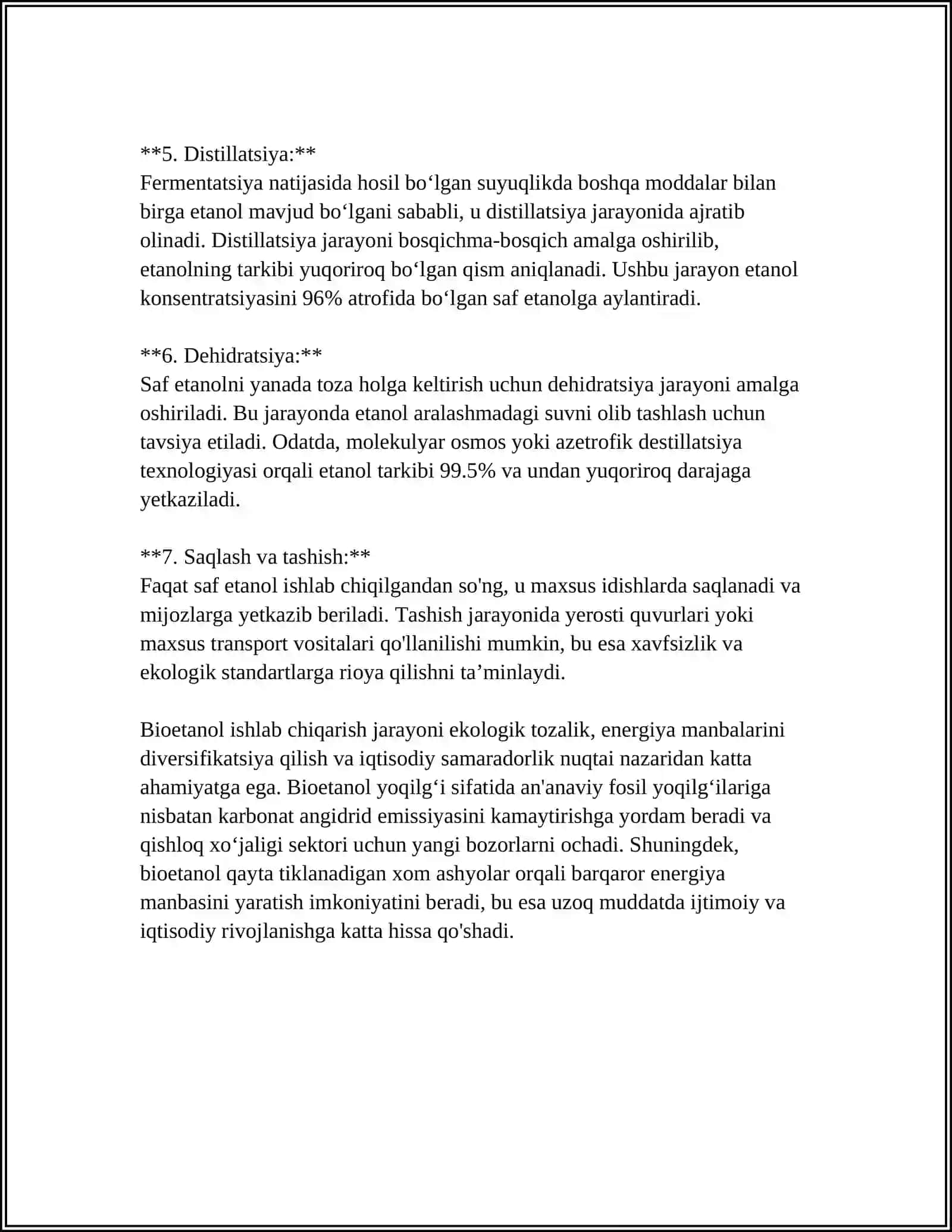 BIOETANOL OLISH TEXNOLOGIYASI 4