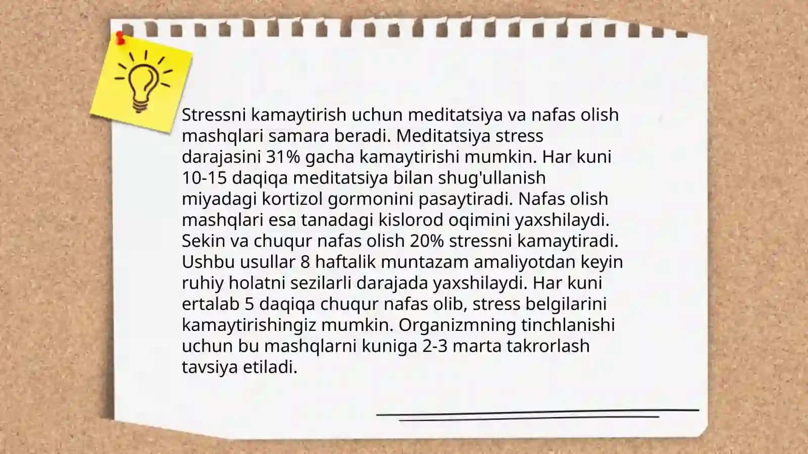 Gap ustida ishlashga oid mustaqil ishlar 4