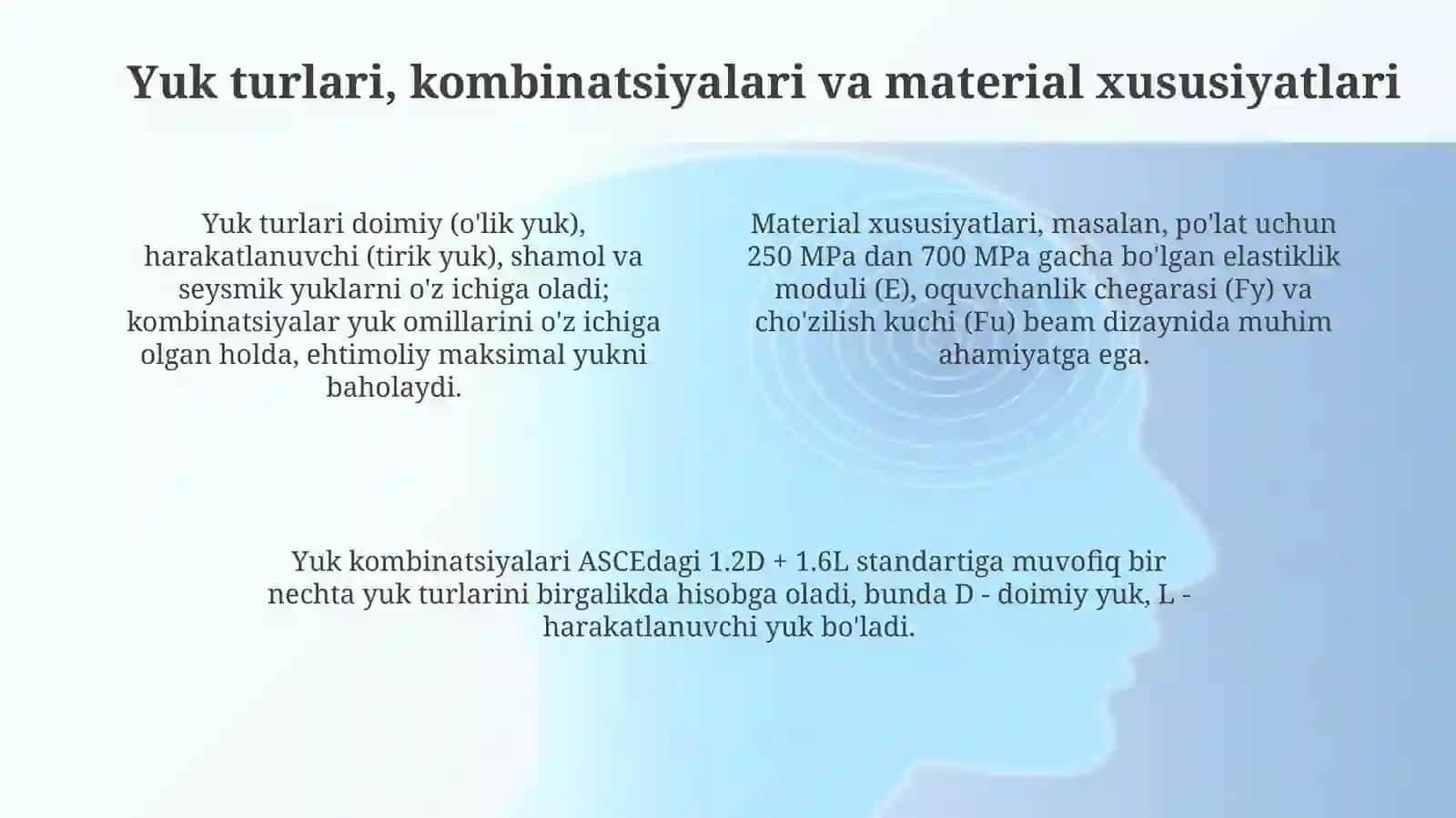 TOʻsinlarning koʻndalang kesimlarini tanlash 4