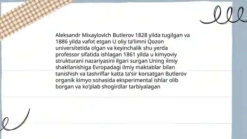 Aleksandr Mixaylovich Butlerov 4