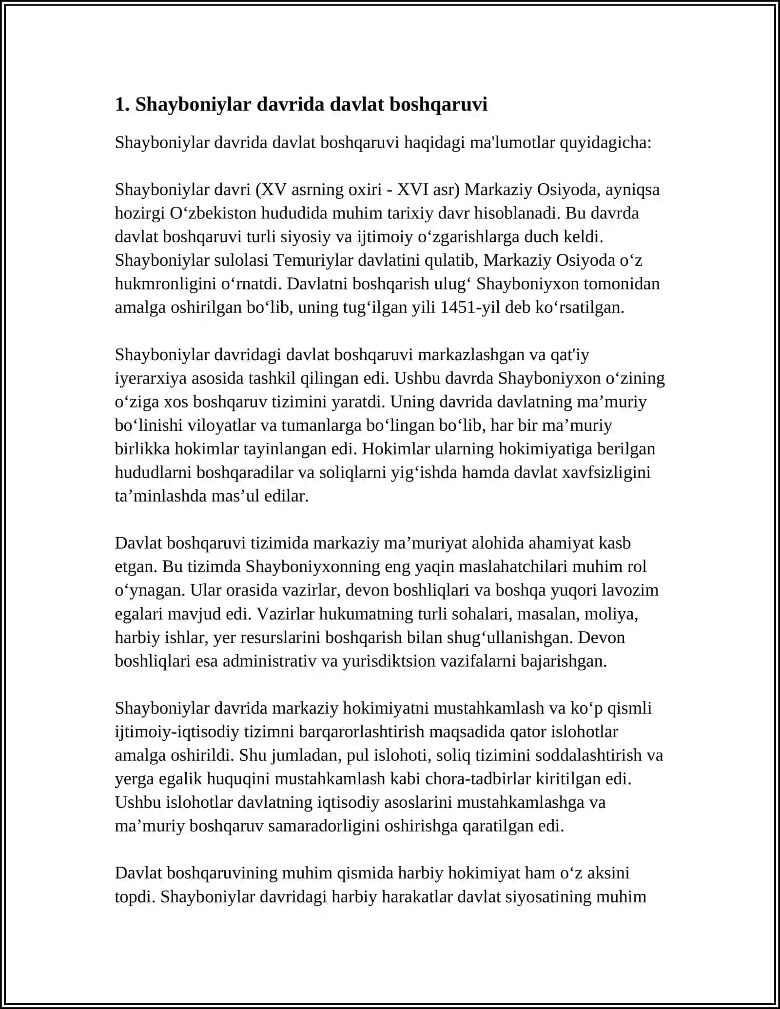 Shayboniylar va Ashtarkhanidavrida Madaniy Hayot 4