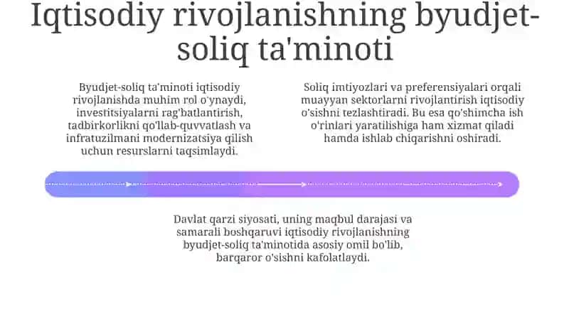 Budjet-soliq siyosatining asosiy yo'nalishlari 4
