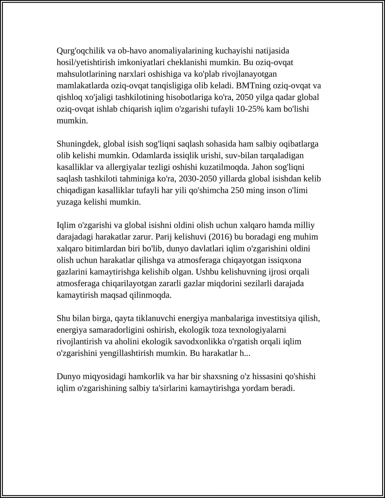 GLOBAL EKOLOGIK MUAMMOLAR 4