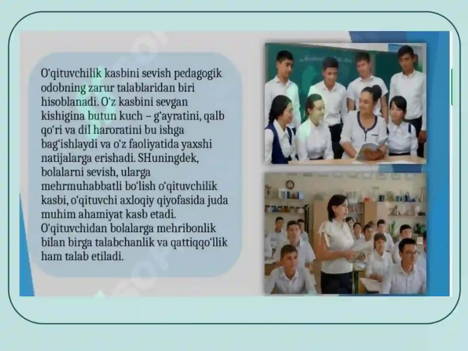 Pedagogik nazokat va odob axloq 4