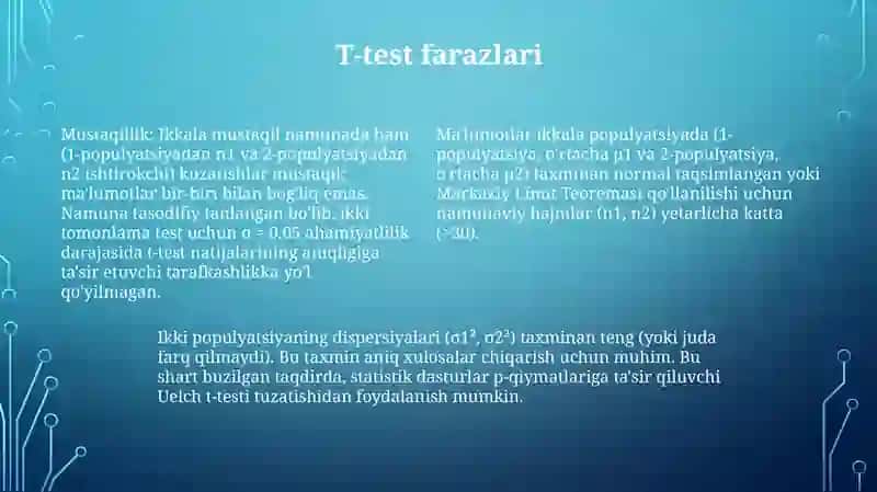 Mann-Whitney U testi 4