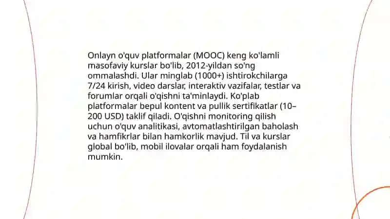Internetdagi axborot resurslarining turlari (Ilmiy va o’quv resurslari) 4