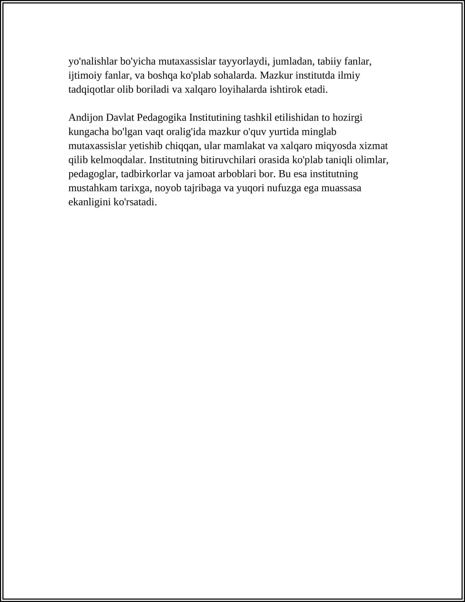 PEDAGOGIK FAOLIYATDA MULOQOT MUSTAQIL ISH 4
