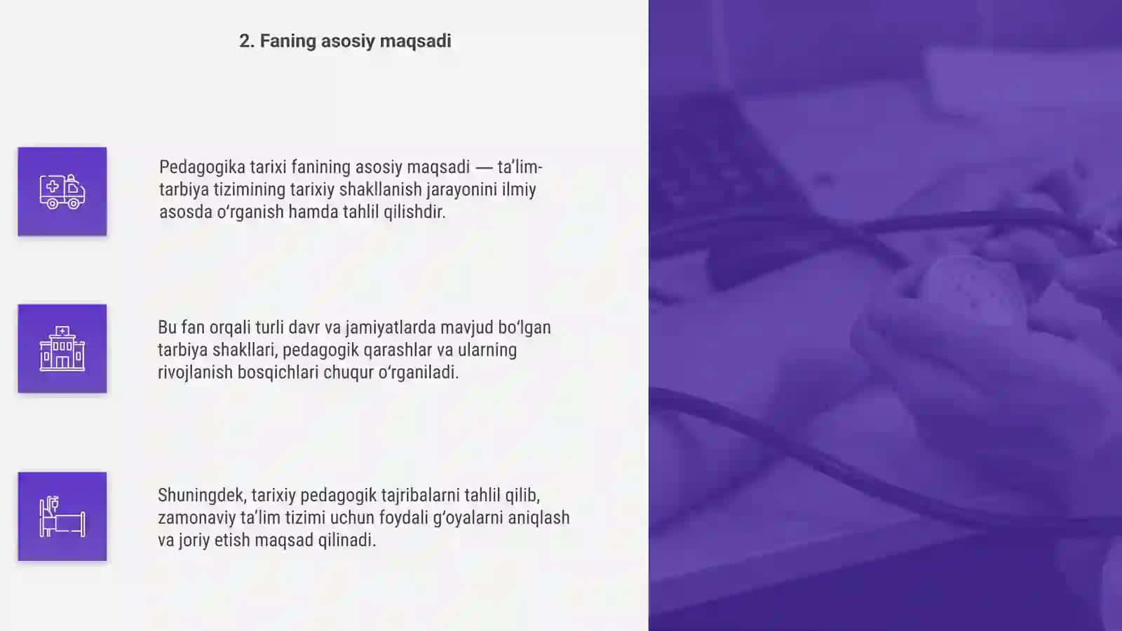 Pedagogika tarixi fanining maqsad va vazifalari 4