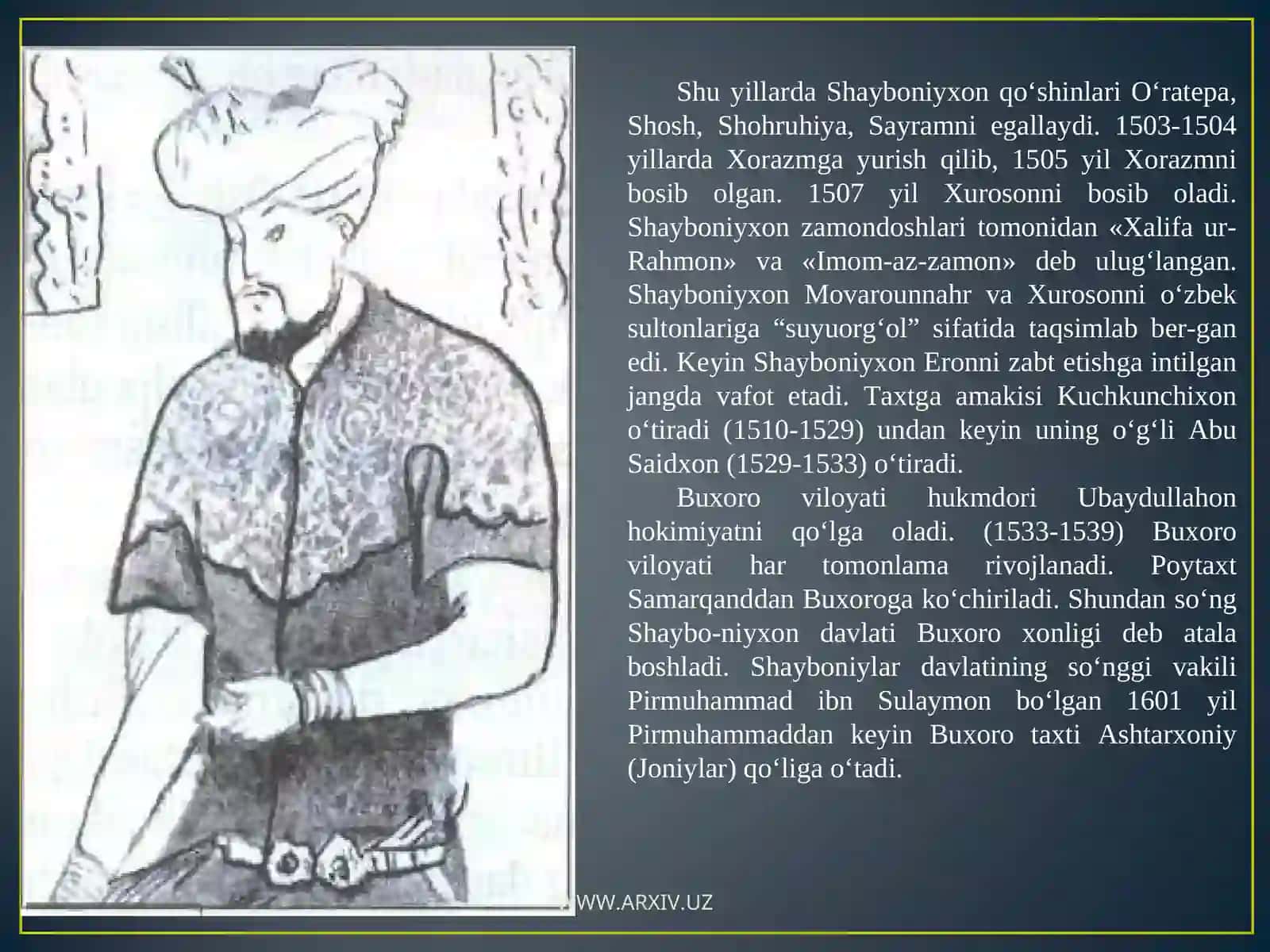 Shayboniylar davlati tuzumi 4