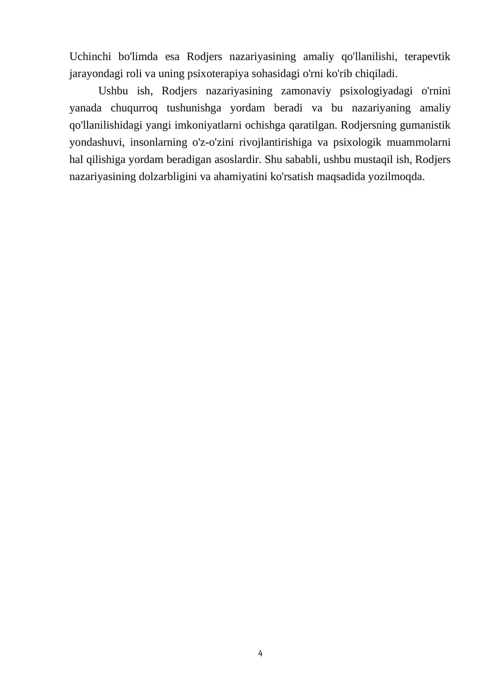 Karl Rodjers nazariyasi 4
