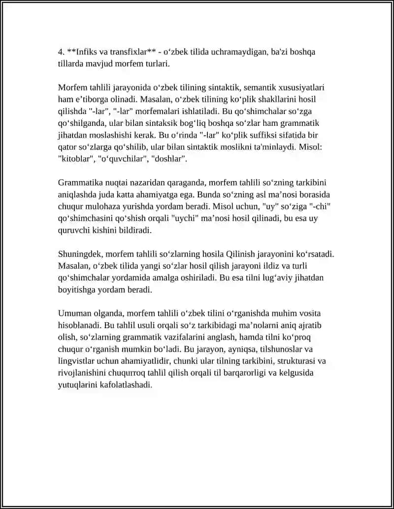 ISH QOG'OZLARINING GRAMMATIK TARKIBI 4