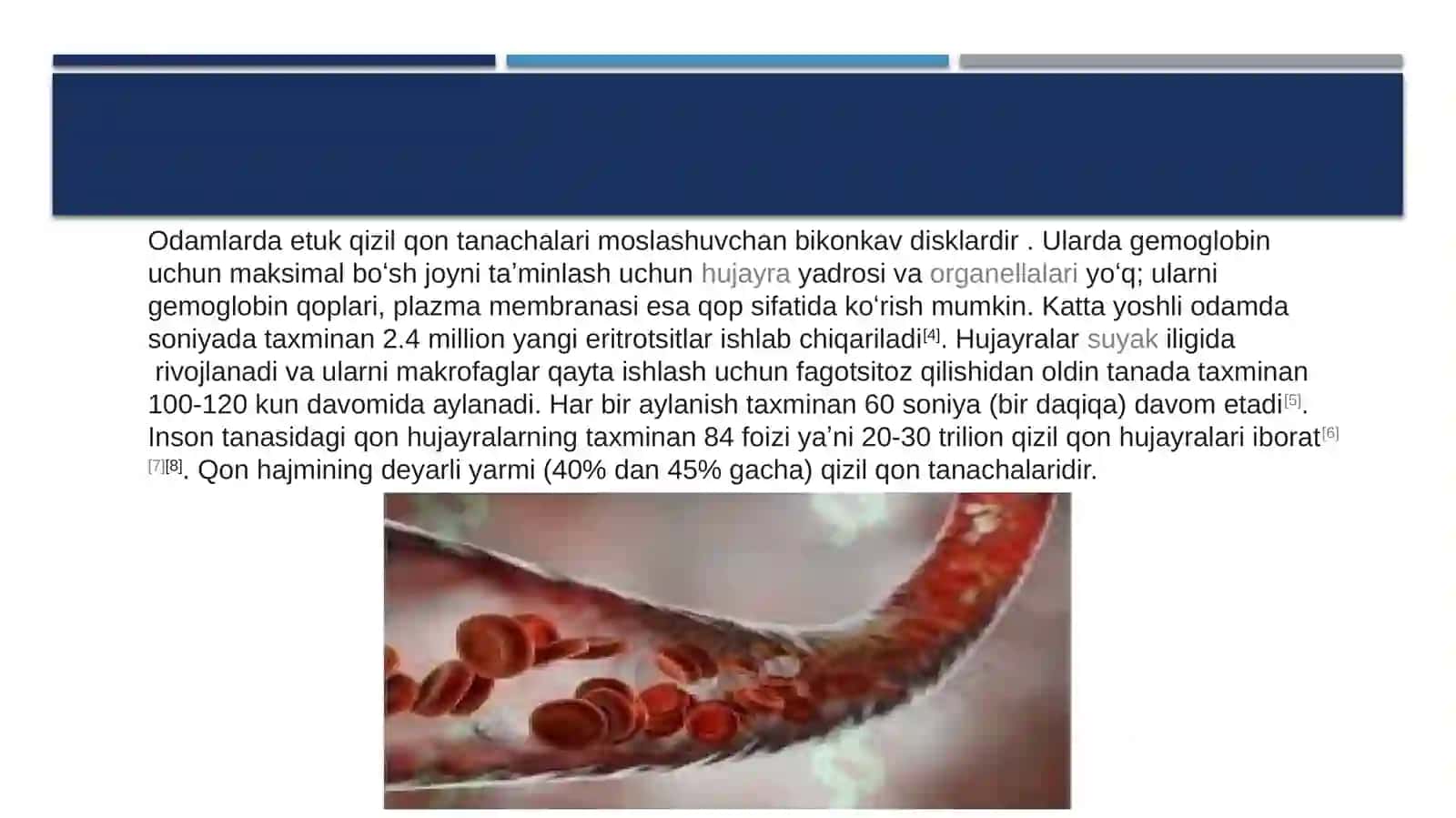 ERITROTSITLAR, TURLARI VA FUNKSIYALARI 4