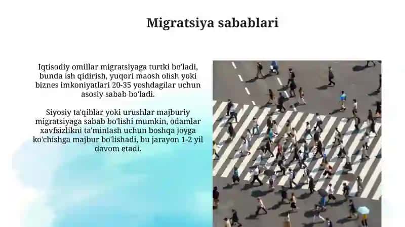 Aholini harakatlanish dinamikasi va bosqichlari 4