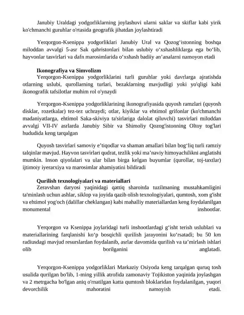 Yerqorg'on-Ksenippa yodgorliklari 4