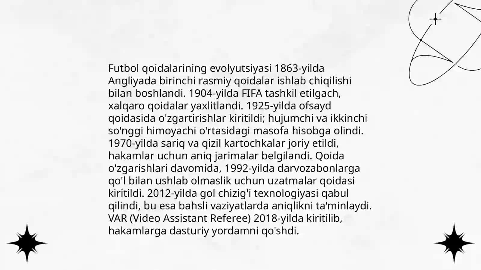 Futbol oʻyini taraqqiyoti 4