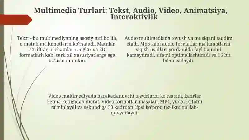 Multimedia Texnologiyalari 4