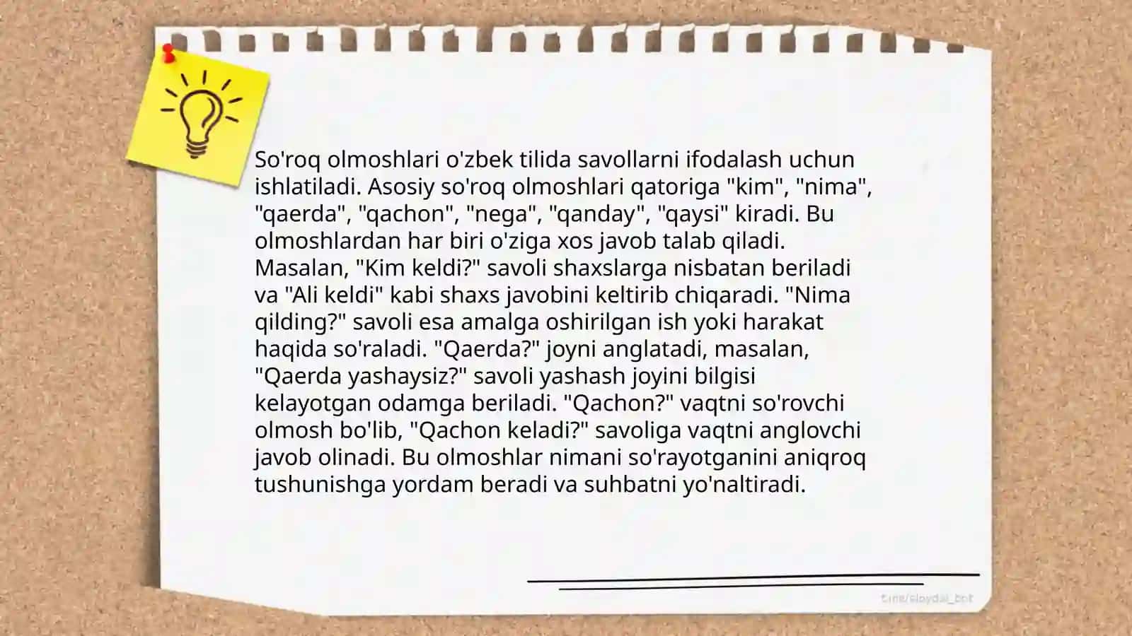 Arab tilida so‘roq olmoshlari 4