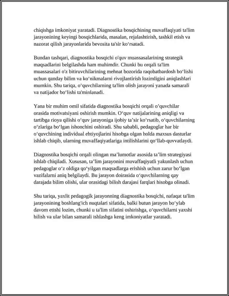 YAXLIT PEDAGOGIK JARAYON BOSQICHLARI 4